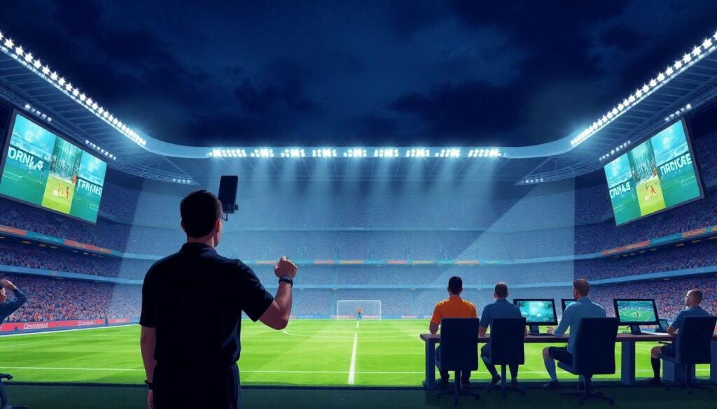 Влияние Var на современный футбол: разбираем плюсы и минусы системы видеопомощи Влияние VAR на современный футбол: плюсы и минусы - иллюстрация