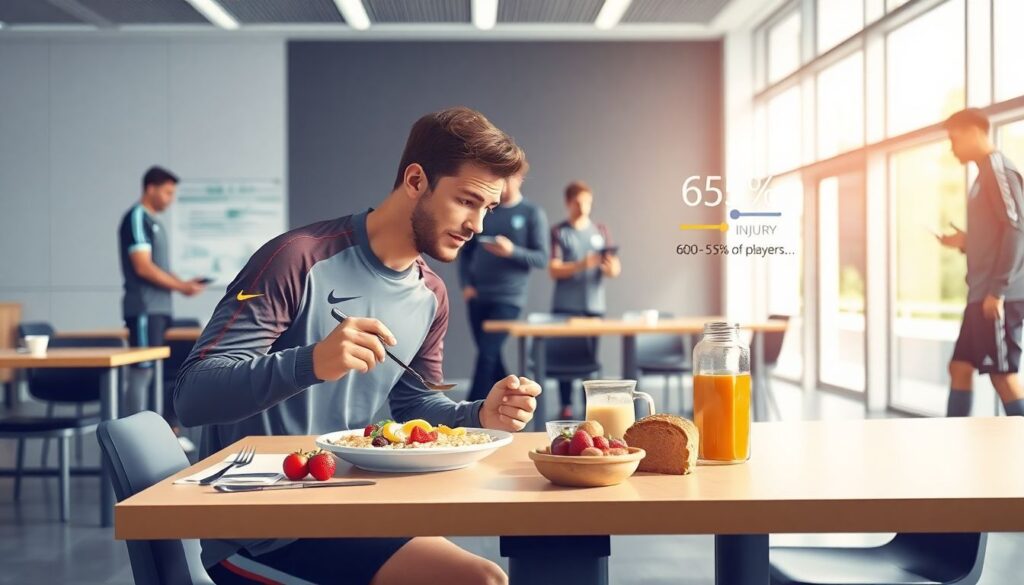 Диета профессионального футболиста: что они едят на завтрак - иллюстрация