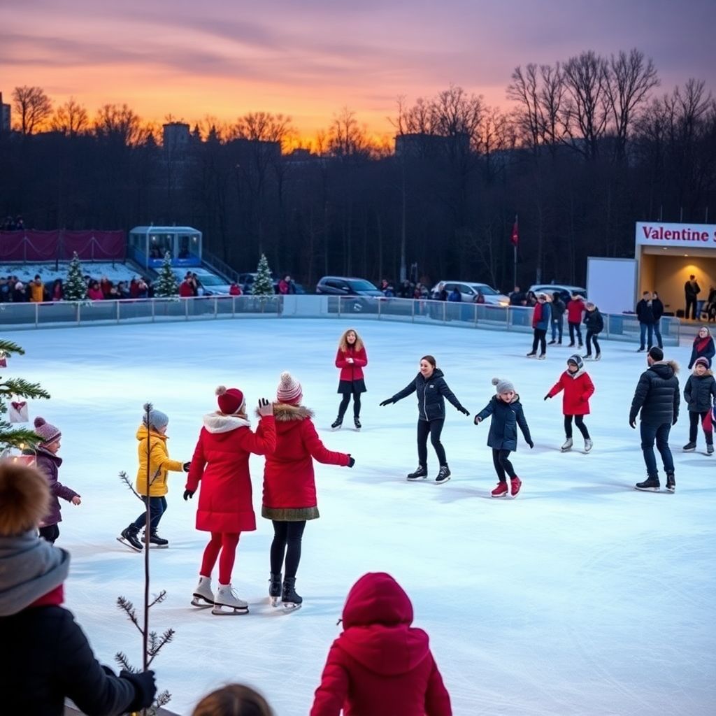 День святого Валентина на льду с Сашей Трусовой и Макаром Игнатовым в Лужниках