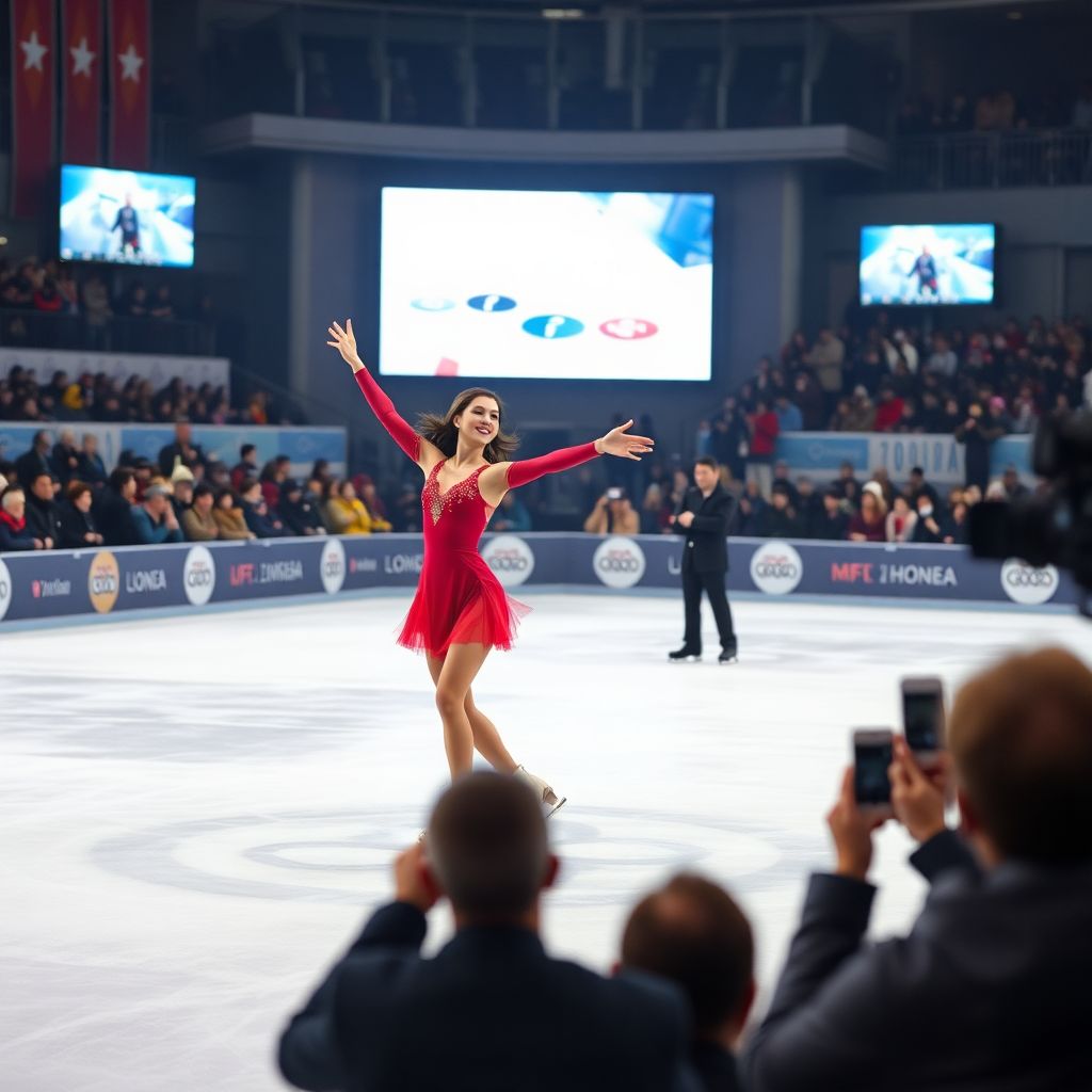 Фигуристка Медведева и Япония: как 16 летняя звезда покорила местное ТВ